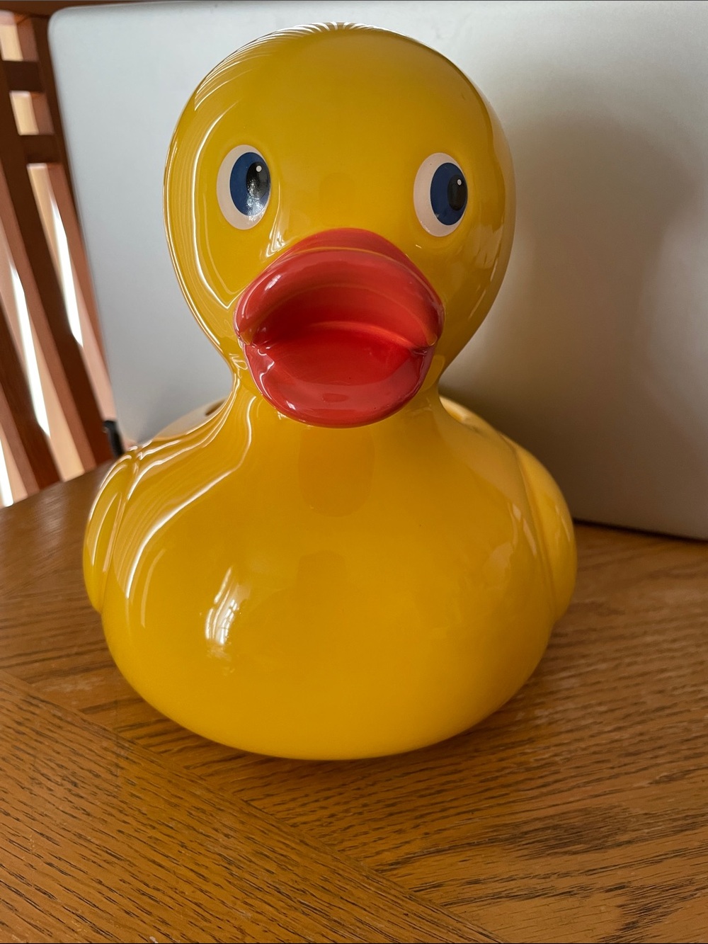 Teleflora Yellow Rubber Duck Ceramic Planter Vase Flower Pot Nursery Decor NEW - Picture 2 of 8